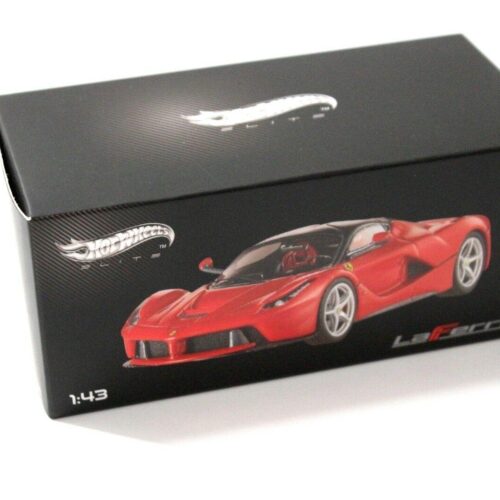 1:43 Hot Wheels Elite Ferrari LaFerrari red