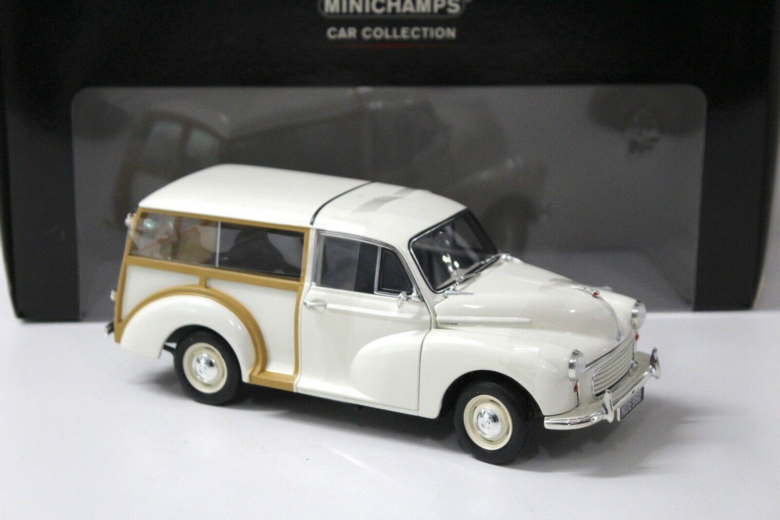 1:18 Minichamps Morris Minor Traveller white