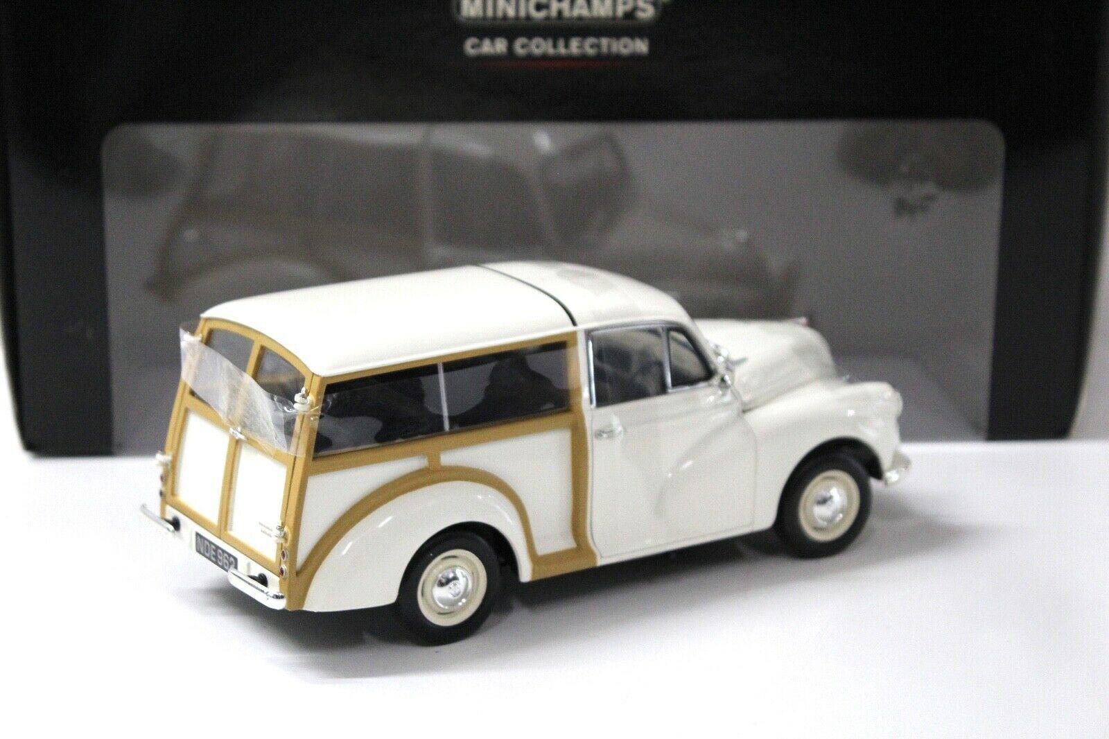 1:18 Minichamps Morris Minor Traveller white