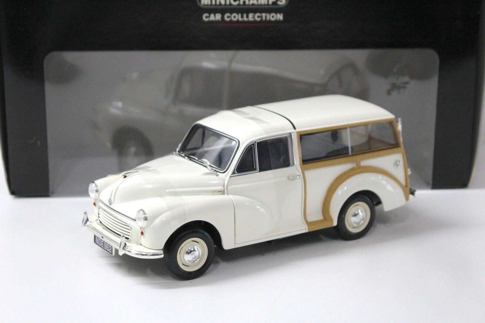 1:18 Minichamps Morris Minor Traveller white