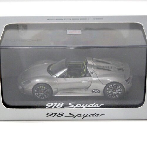 1:43 Minichamps Porsche 918 Spyder liquid-met. DEALER VERSION