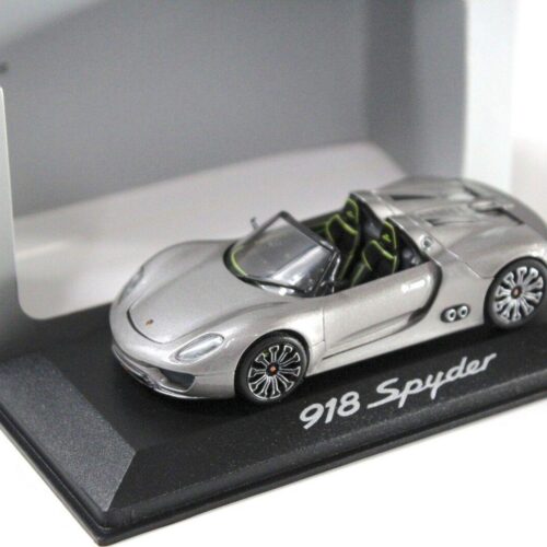 1:43 Minichamps Porsche 918 Spyder liquid-met. DEALER VERSION