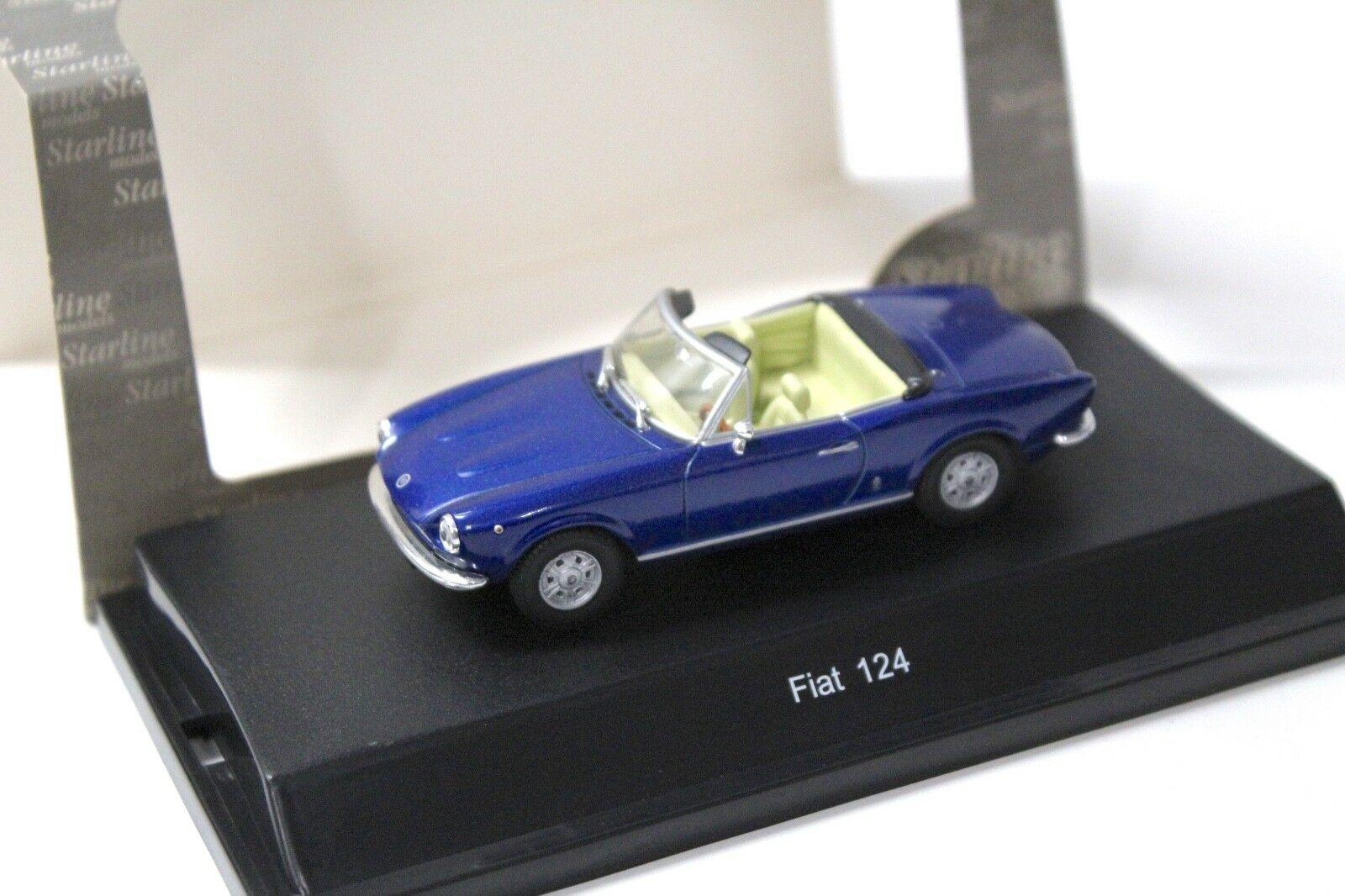1:43 Starline Fiat 124 Spider blue