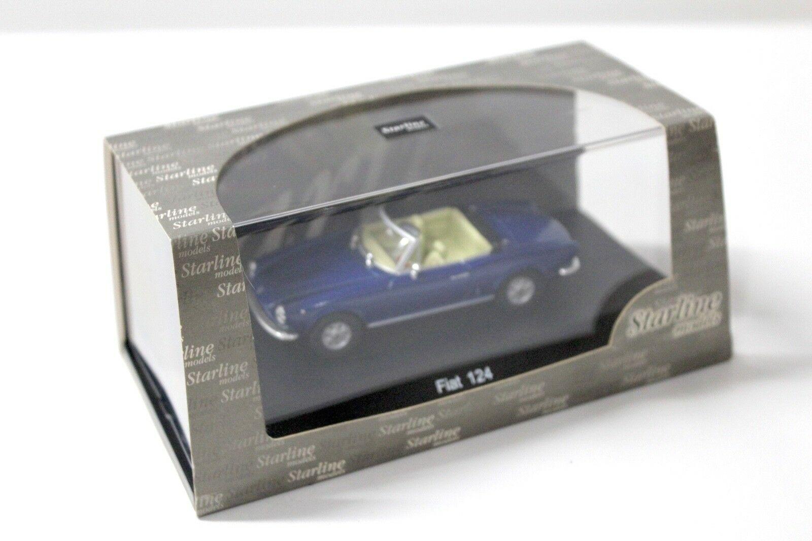 1:43 Starline Fiat 124 Spider blue