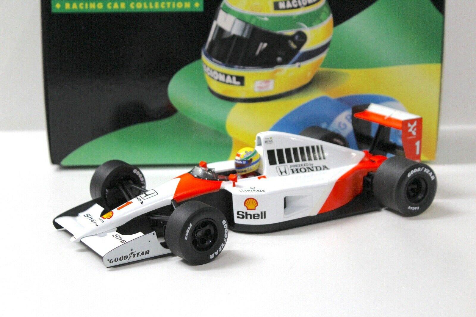 1:18 Minichamps McLaren Honda MP4/6 Senna World Champ