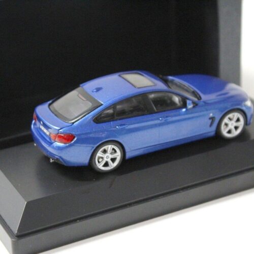 1:43 Kyosho BMW 4er 4 Series Gran Coupe blue DEALER VERSION