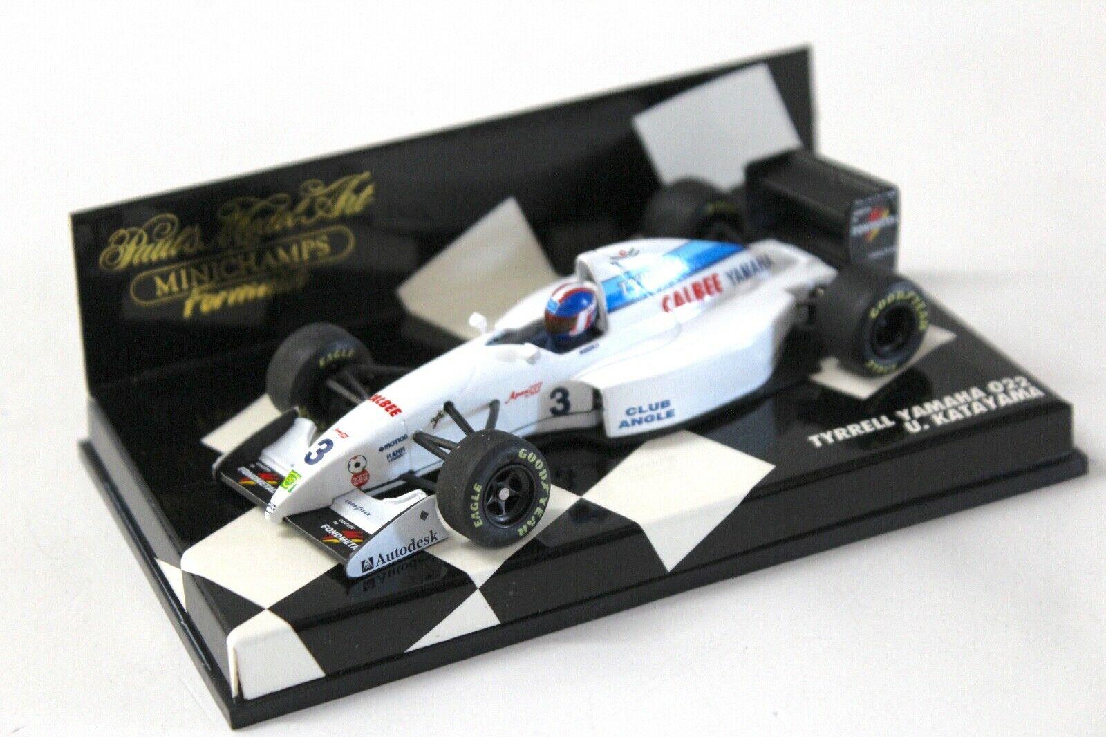 1:43 Minichamps Tyrrell Yamaha 022 U.Katayama #3