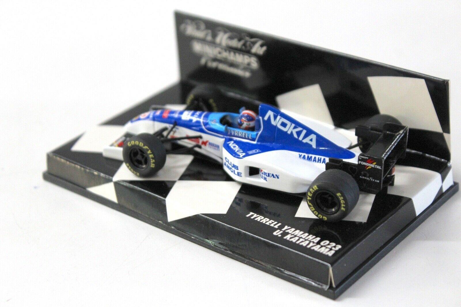 1:43 Minichamps Tyrrell Yamaha 023 U.Katayama #3