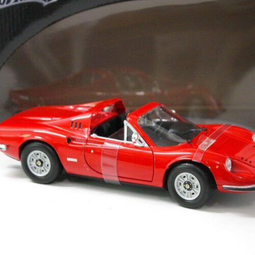 1:18 Hot Wheels Ferrari Dino 246 GTS red