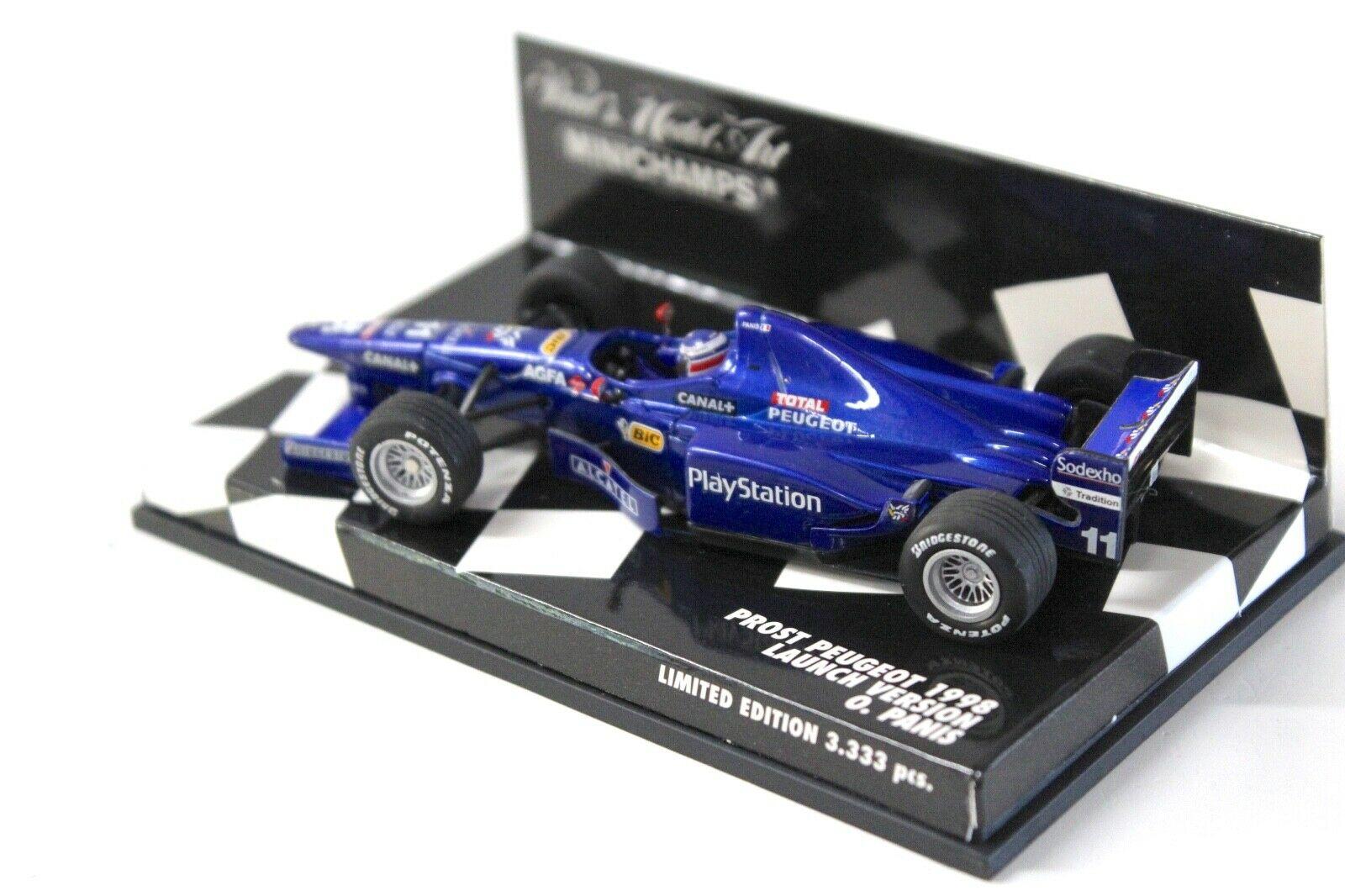 1:43 Minichamps Prost Peugeot 1998 Launch O.Panis #11