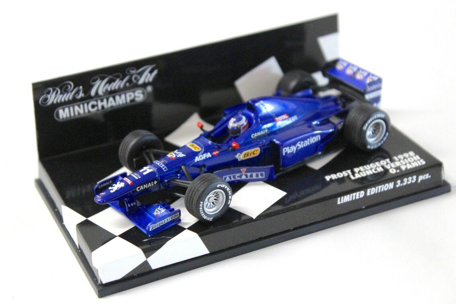 1:43 Minichamps Prost Peugeot 1998 Launch O.Panis #11