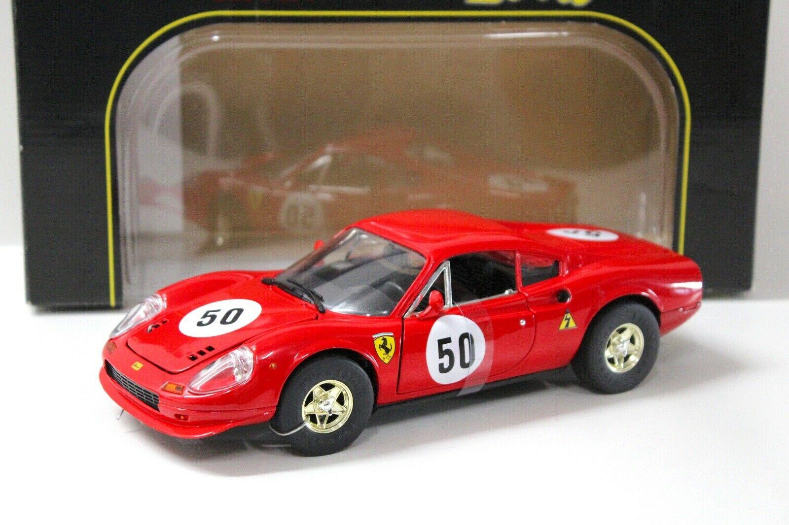 1:18 Anson Ferrari Dino 246GT Coupe red #50