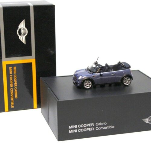 1:43 Minichamps Mini Cooper R52 Convertible Cool blue DEALER VERSION