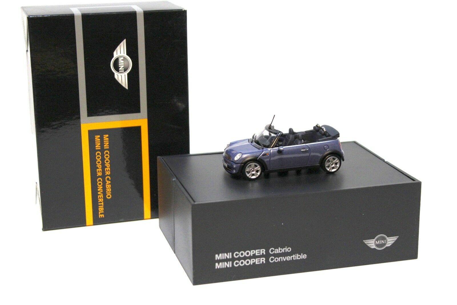 ID 49860 orig 1.jpg 1:43 Minichamps Mini Cooper R52 Convertible Cool blue DEALER VERSION