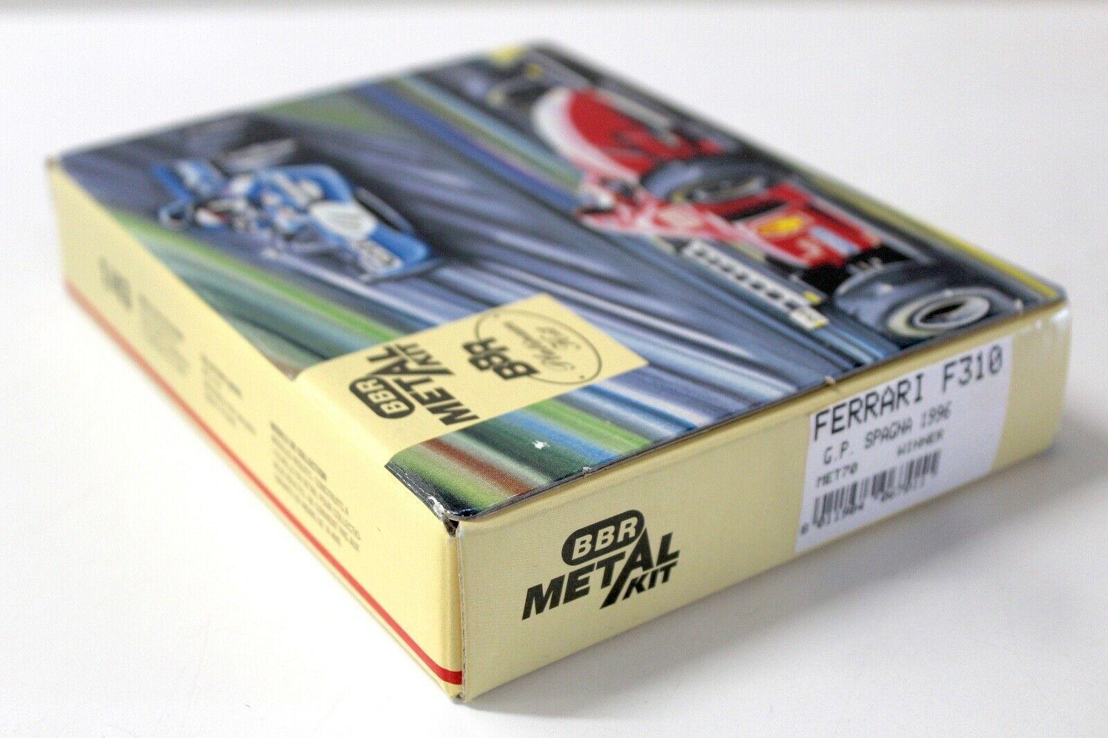 1:43 BBR Metal Kit Ferrari F310 GP Spagna 1996 Winner