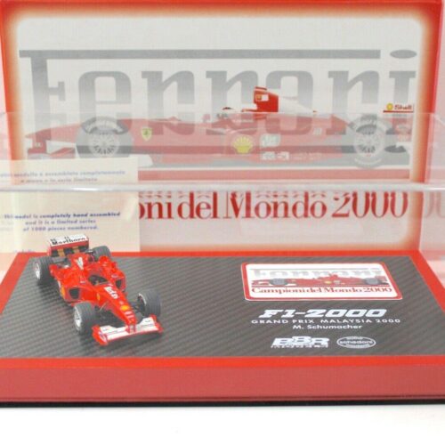 1:43 BBR BOX SET Ferrari F1-2000 GP Malaysia 2000 M.Schumacher