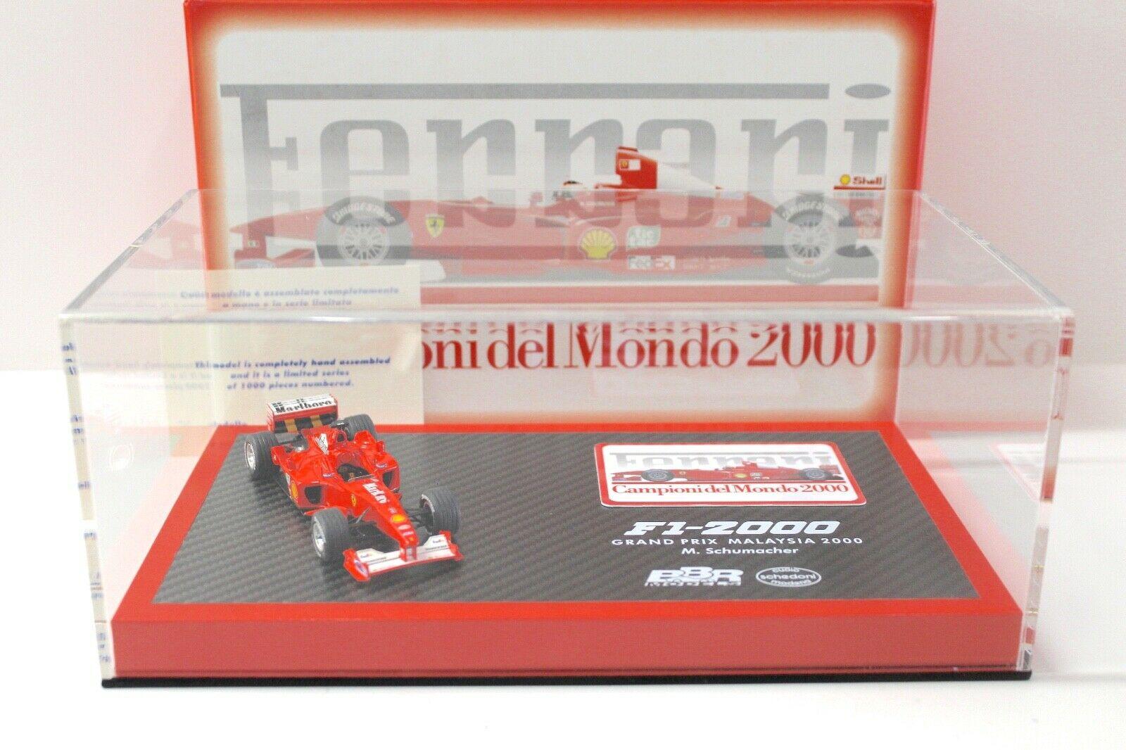ID 49912 orig 1.jpg 1:43 BBR BOX SET Ferrari F1-2000 GP Malaysia 2000 M.Schumacher