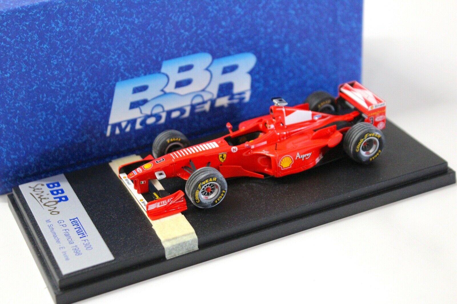 1:43 BBR F1 Ferrari F300 GP Francia 1998 Winner Schumacher
