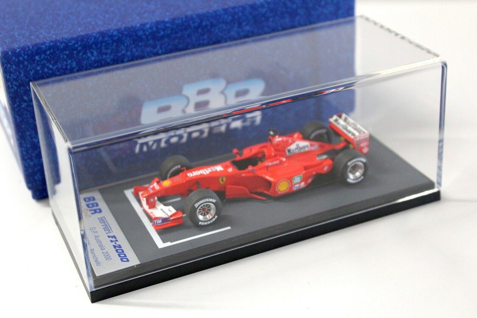 1:43 BBR Ferrari F1-2000 GP Australia 2000 Schumacher
