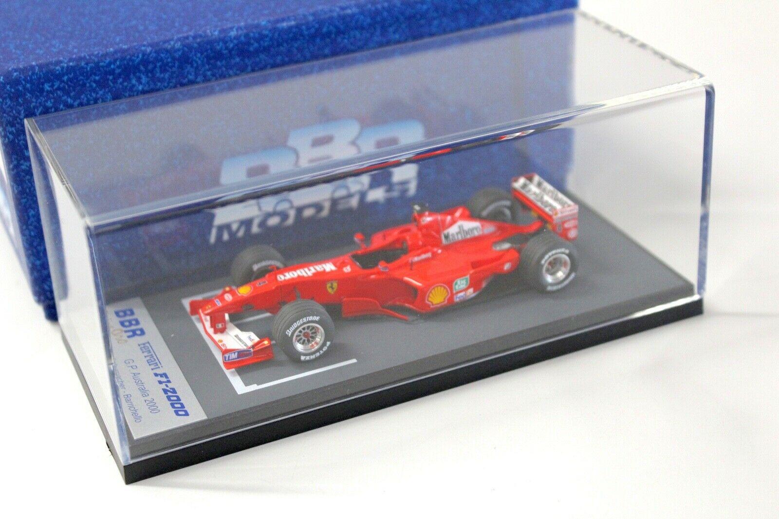 1:43 BBR Ferrari F1-2000 GP Australia 2000 Barrichello