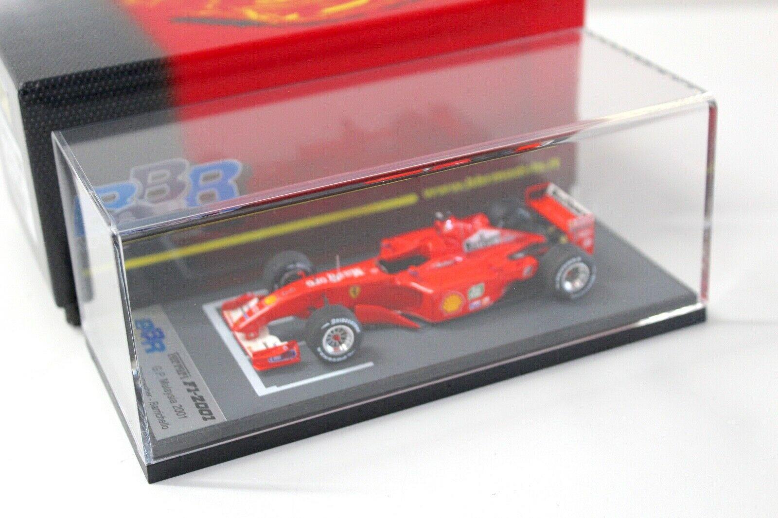 1:43 BBR Ferrari F1-2001 GP Malaysia R.Barrichello