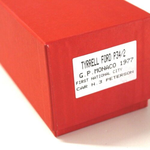 1:43 BBR Gasoline Tyrrell Ford P34/2 GP Monaco Peterson