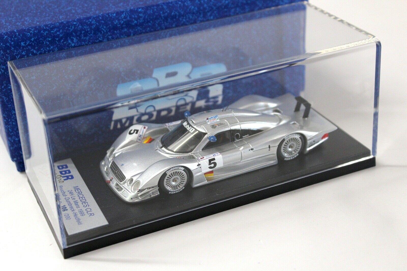 1:43 BBR Mercedes CLR-GTP 24h Le Mans 1999 #5 silver
