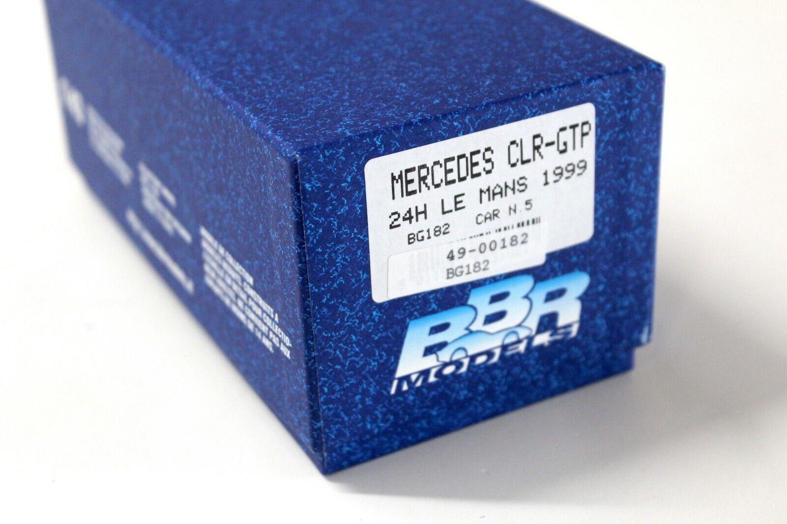1:43 BBR Mercedes CLR-GTP 24h Le Mans 1999 #5 silver