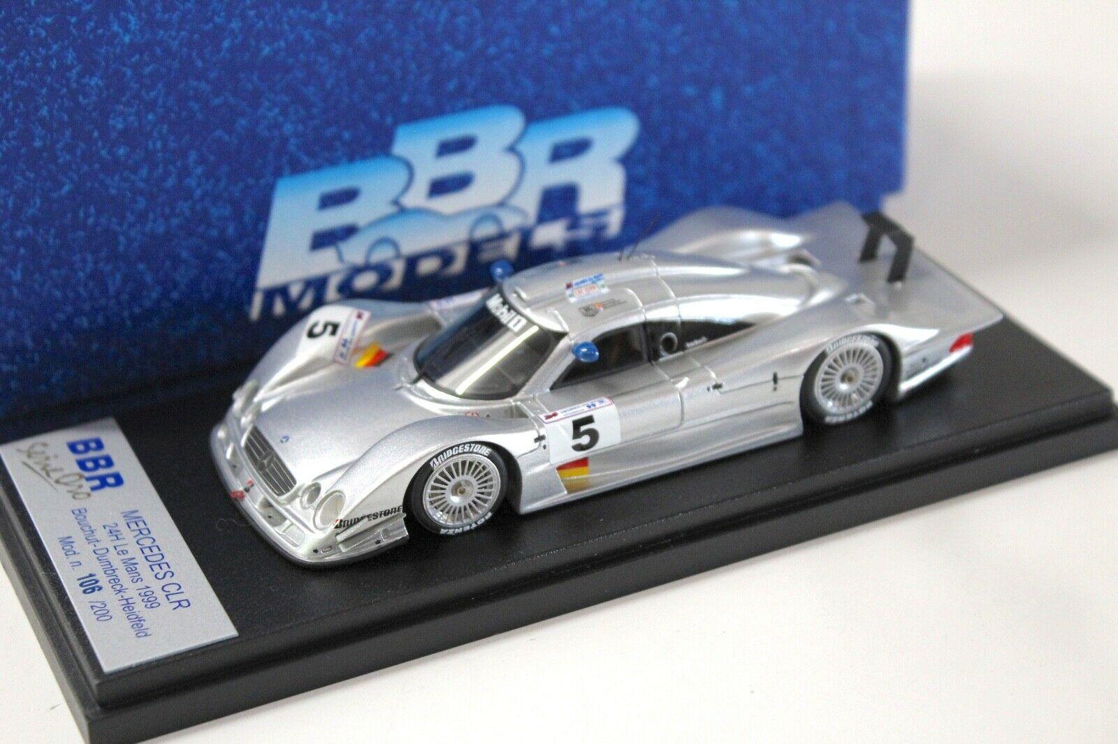1:43 BBR Mercedes CLR-GTP 24h Le Mans 1999 #5 silver