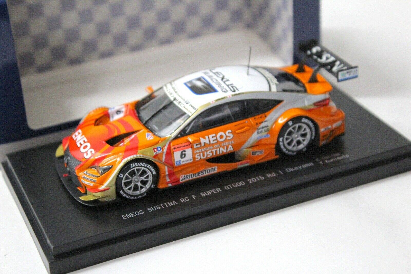 1:43 Ebbro Lexus Eneos Sustina RC F Super GT500 #6 orange