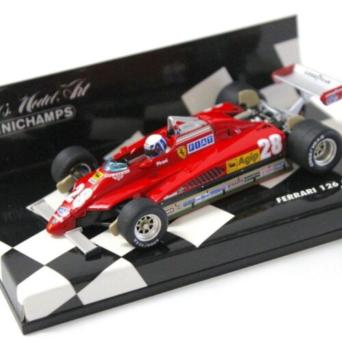 1:43 Minichamps Ferrari 126 C2 1982 D.Pironi #28