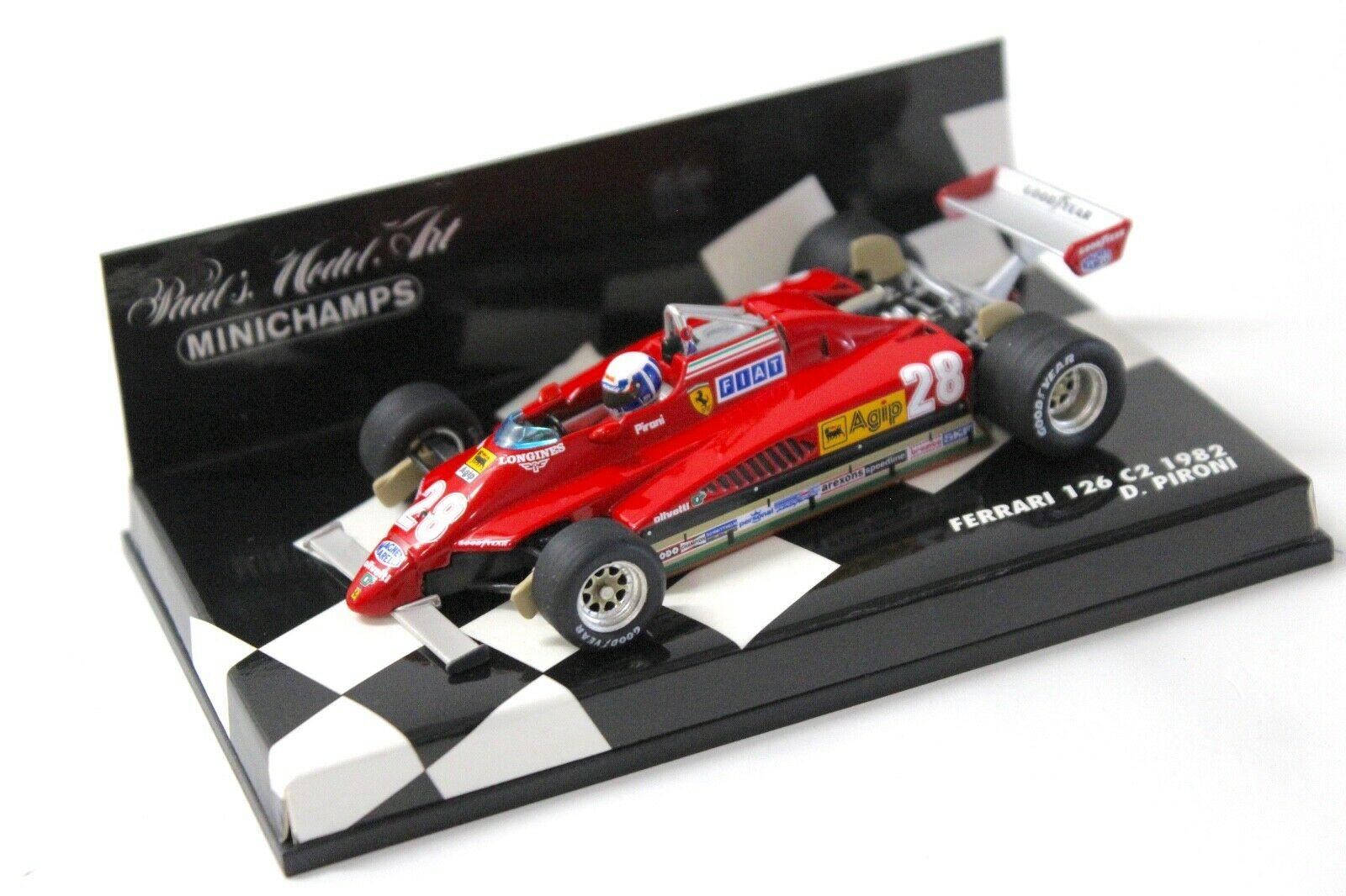 1:43 Minichamps Ferrari 126 C2 1982 D.Pironi #28