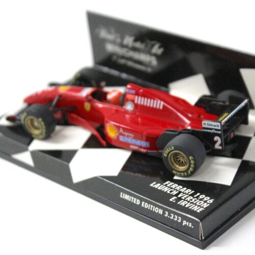 1:43 Minichamps F1 Ferrari 1996 Launch Version Irvine