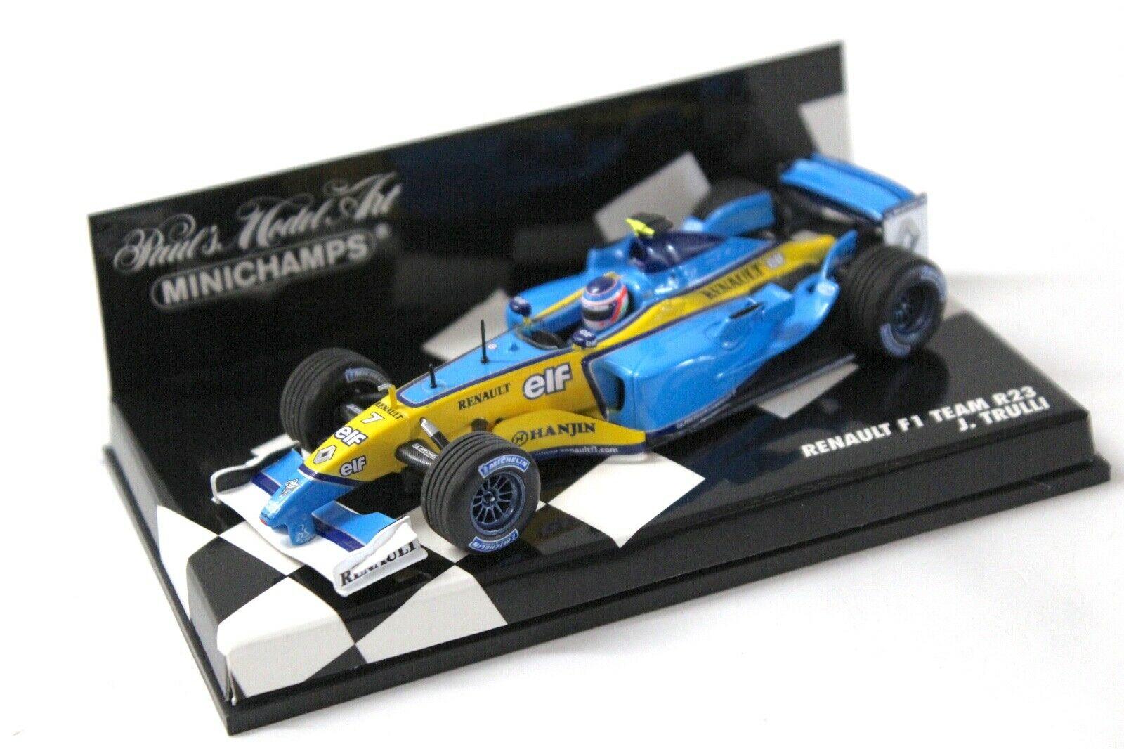 1:43 Minichamps Renault F1 Team R23 J.Trulli #7