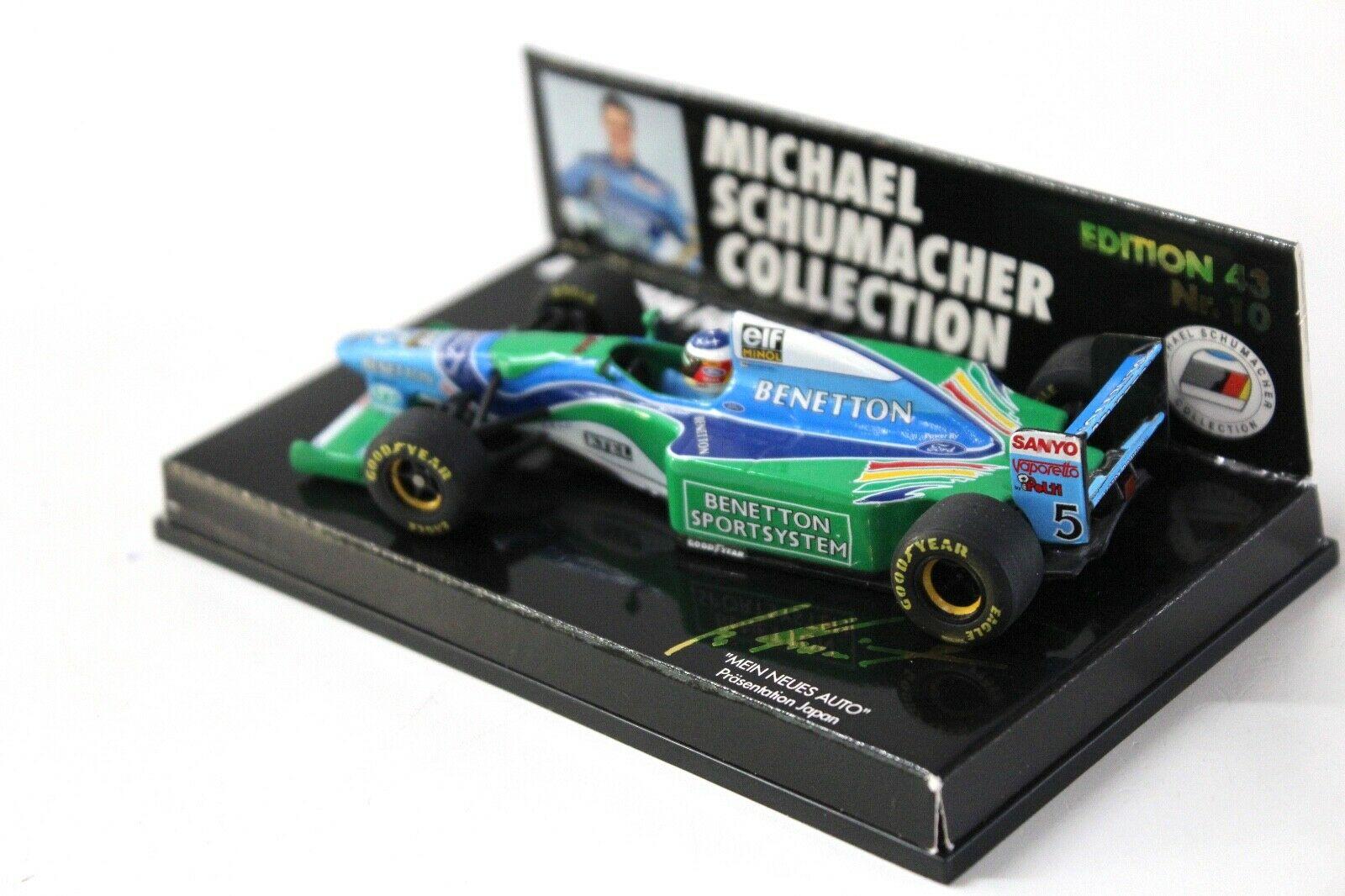 1:43 Minichamps Benetton Ford B193B Schumacher Mein NEUES
