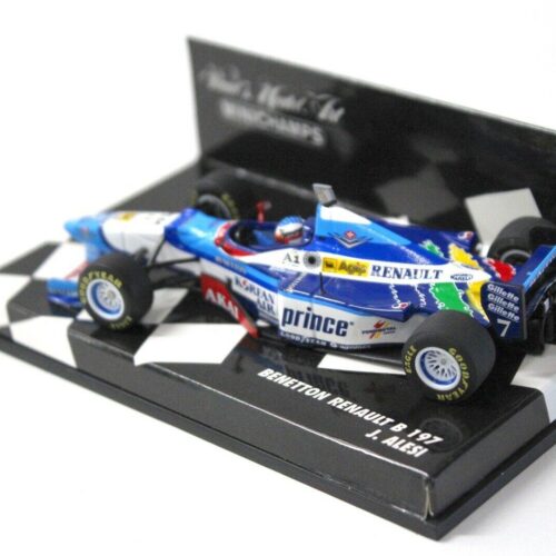 1:43 Minichamps Benetton Renault B197 J.Alesi #7