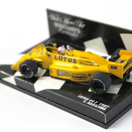 1:43 Minichamps Lotus 99T 1987 S.Nakajima #11 elf