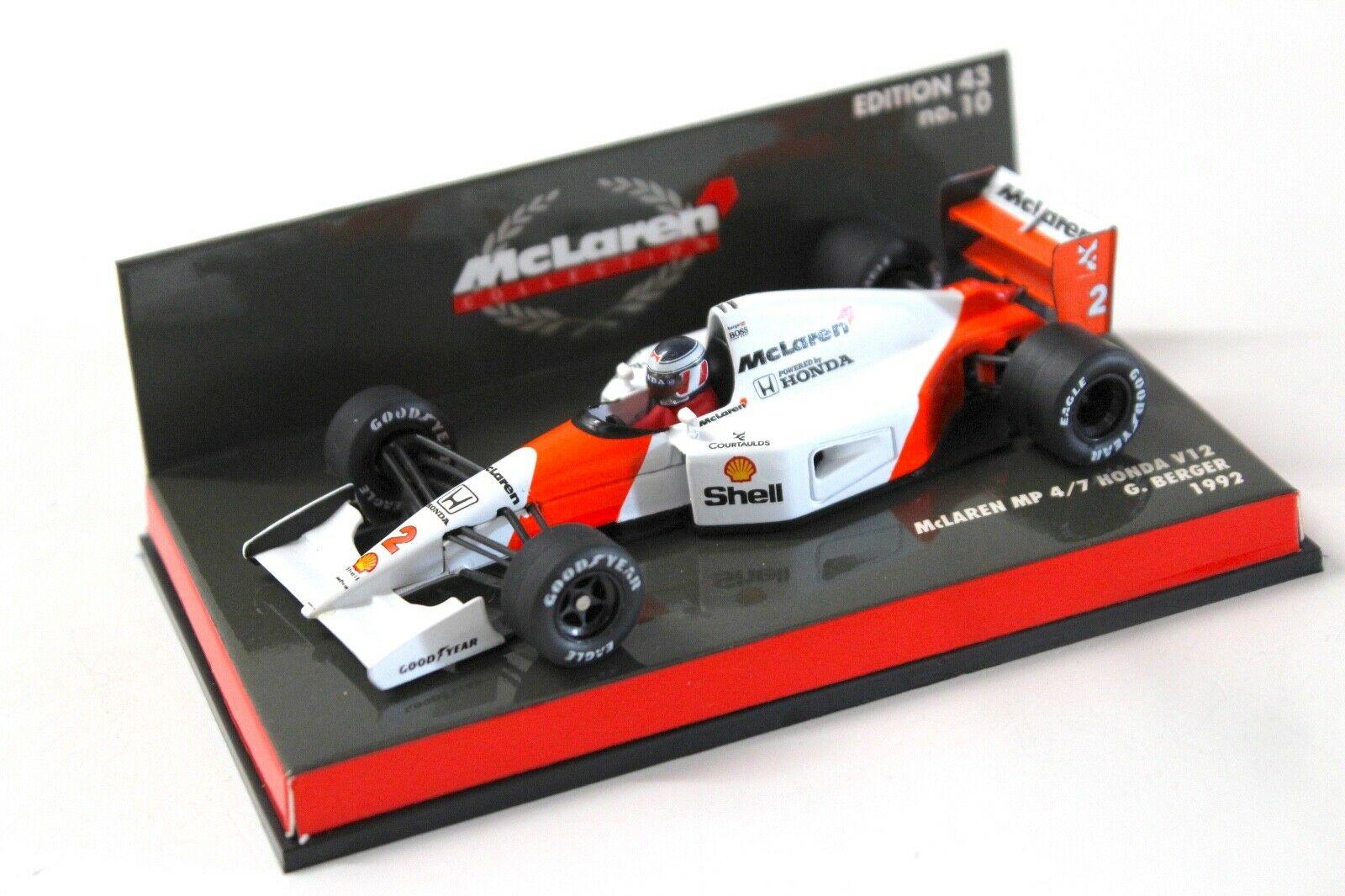ID 50197 orig.jpg 1:43 Minichamps McLaren MP4/7 Honda V12 G.Berger 1992