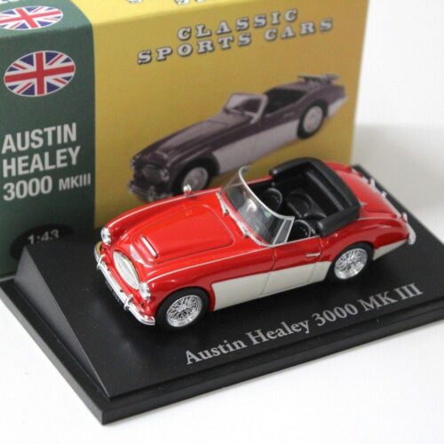 1:43 Atlas By Norev Austin Healey 3000 MKIII red Classic Sport Cars