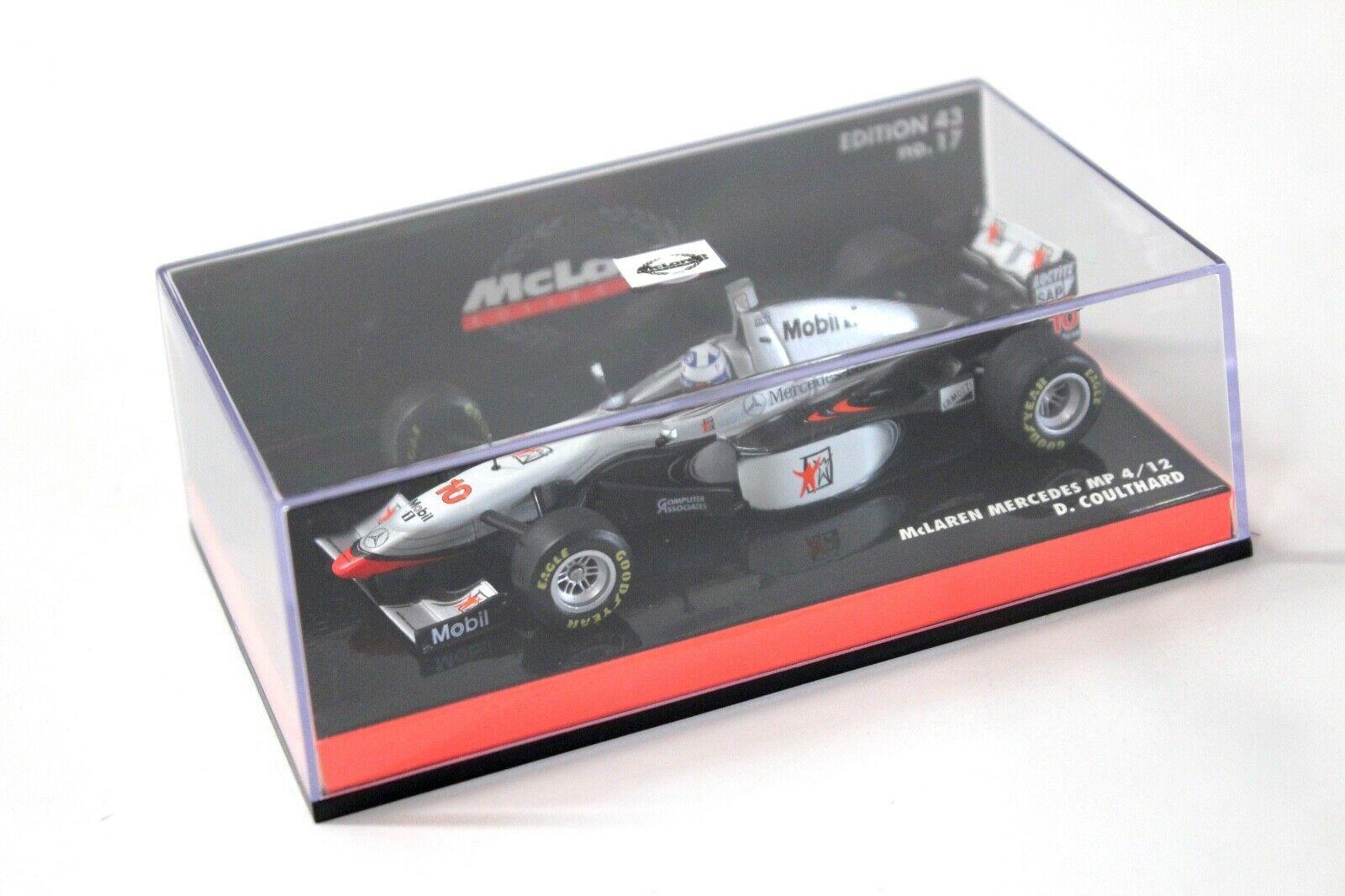 1:43 Minichamps McLaren Mercedes MP4/12 D.Coulthard #10
