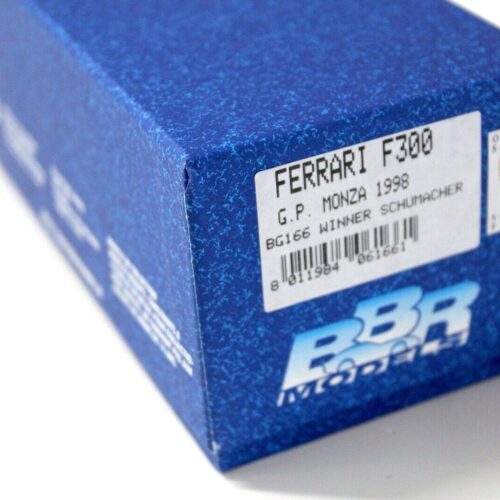 1:43 BBR F1 Ferrari F300 GP Monza 1998 Winner M.Schumacher