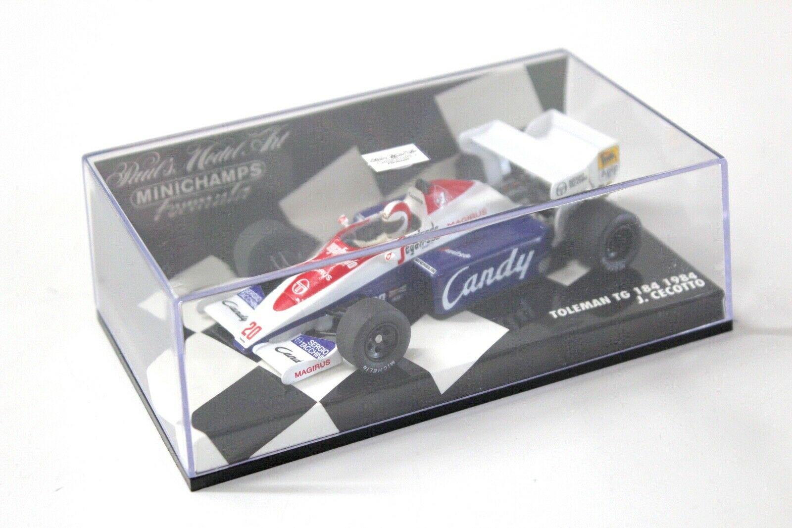 1:43 Minichamps Toleman TG 184 J.Cecotto 1984 #20