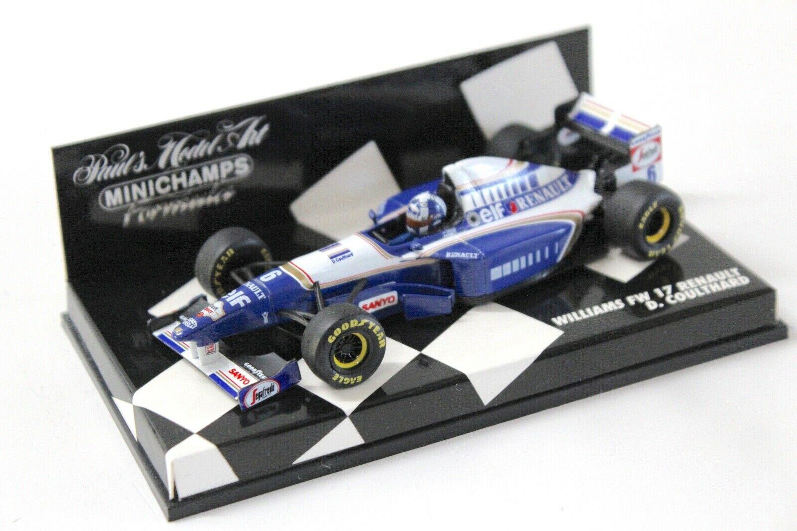 1:43 Minichamps Williams Renault FW17 D.Coulthard #6