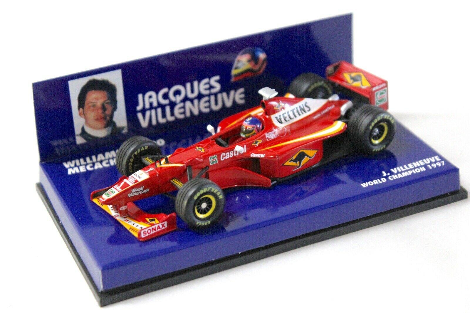 1:43 Minichamps F1 Williams FW20 Mecachrome Villeneuve