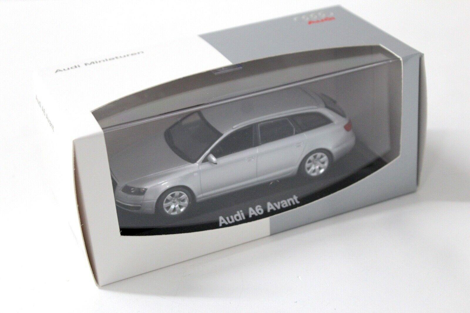 1:43 Minichamps Audi A6 Avant C6 silver DEALER VERSION