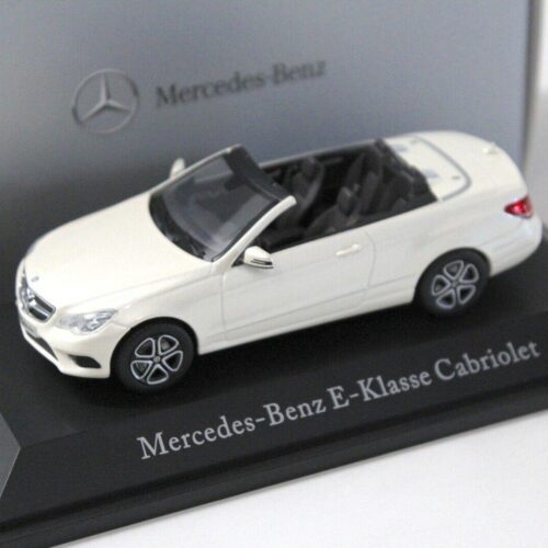 1:43 Kyosho Mercedes E-Klasse Cabriolet white DEALER VERSION