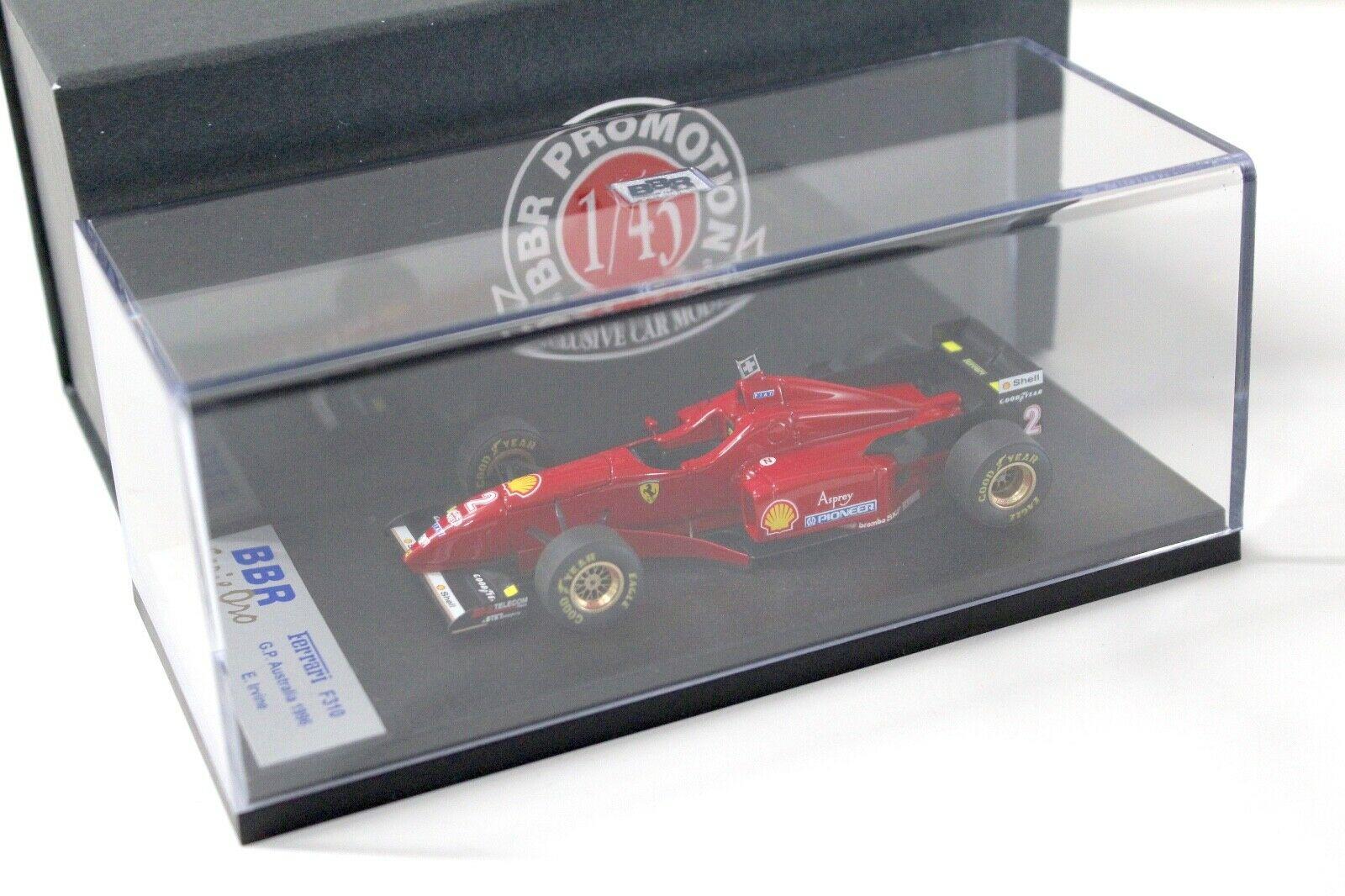 1:43 BBR F1 Ferrari F310 GP Australia 1996 E.Irvine #2