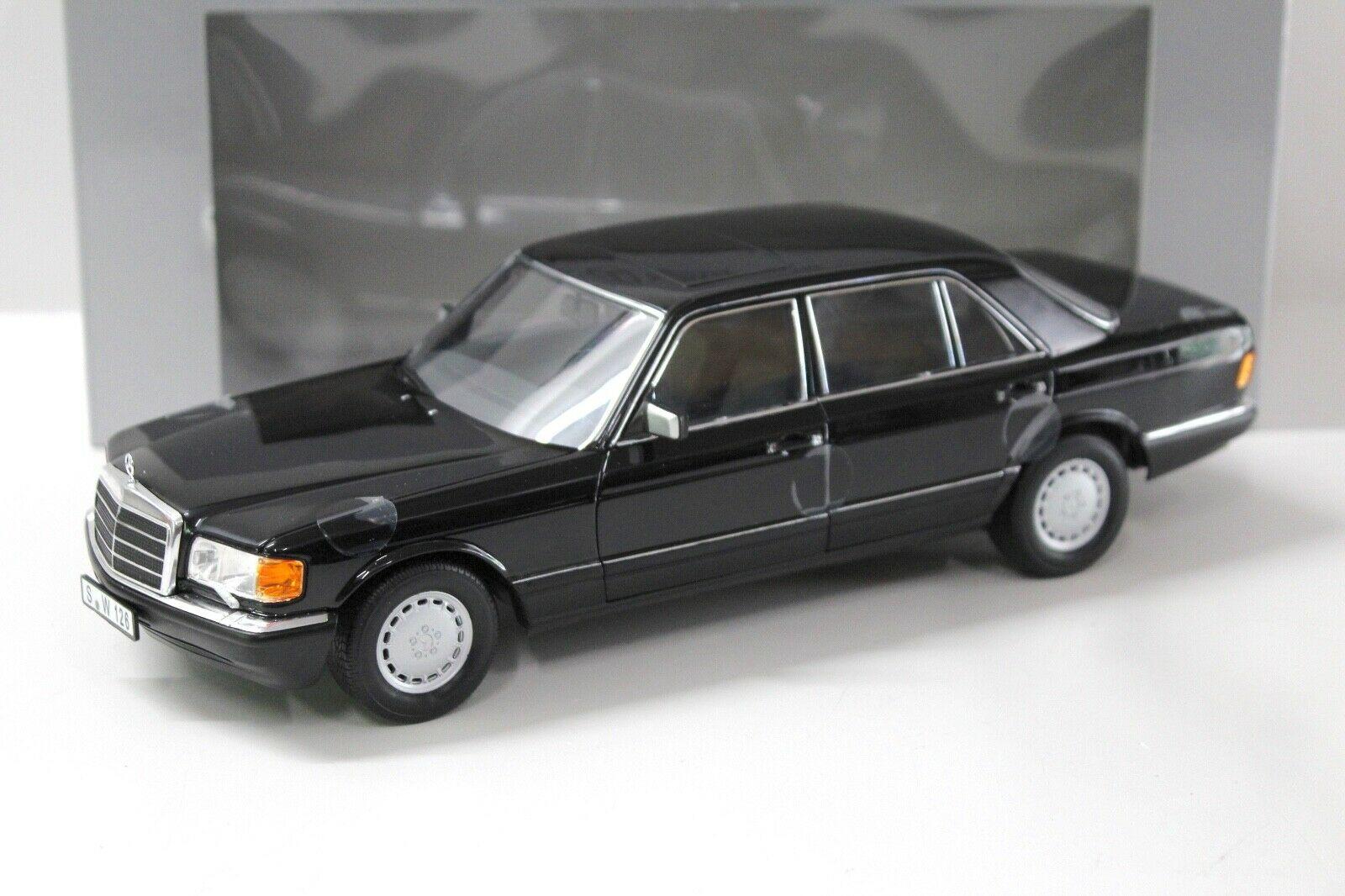 ID 50391 orig 1.jpg 1:18 Norev Mercedes 560SEL W126 Limousine black DEALER VERSION