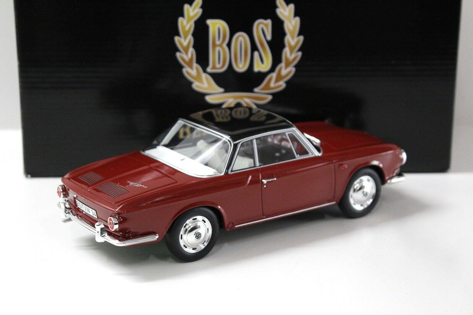 1:18 BOS VW Karmann Ghia T34 dark red 1961