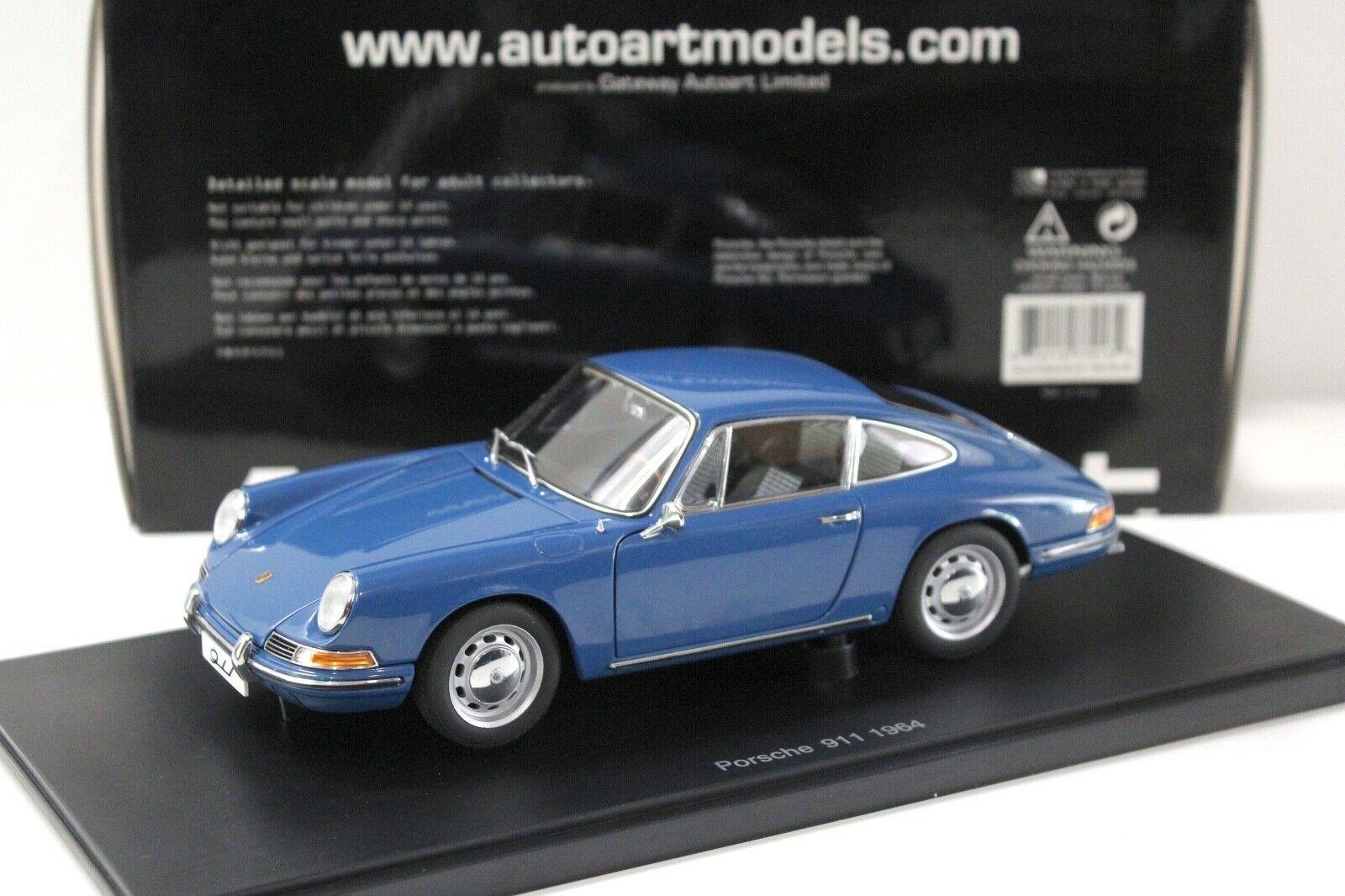1:18 AUTOart Porsche 911 blue 1964